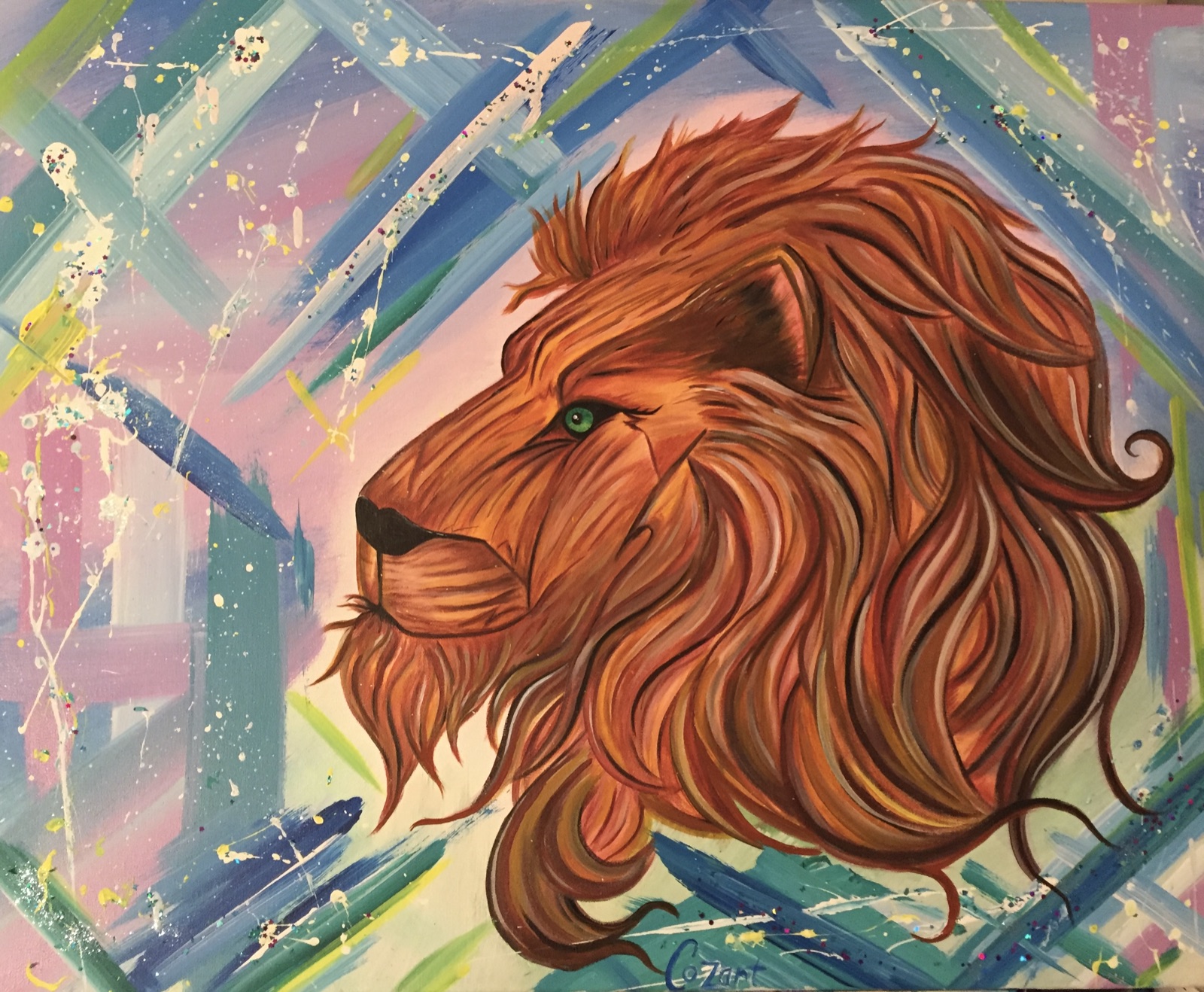 Pride — an original painting by Tina Cozart