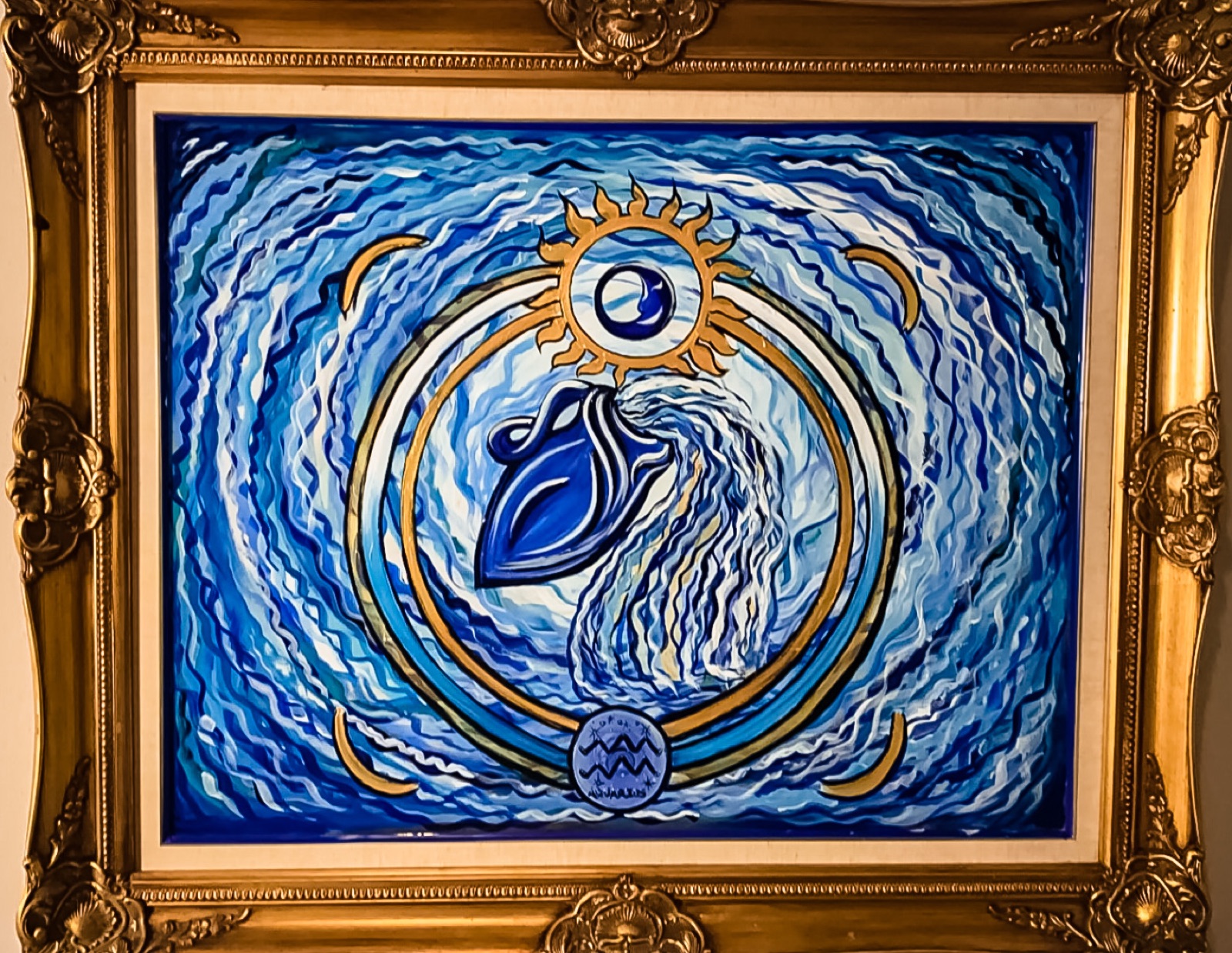 Undertow — an original painting by Tina Cozart