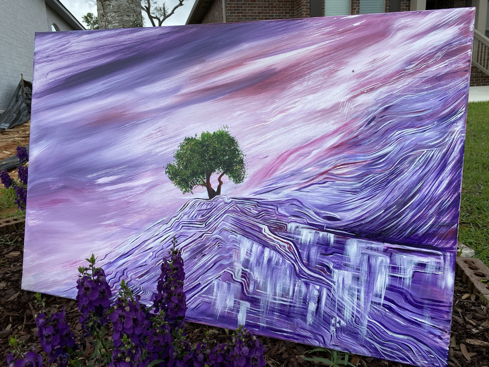 Nightfall — an original painting by Tina Cozart